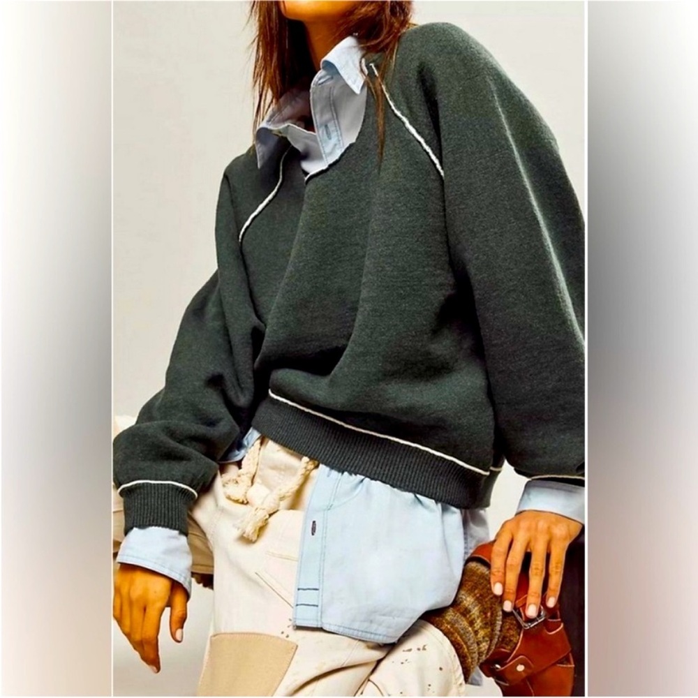 Free people we the free midnight pullover